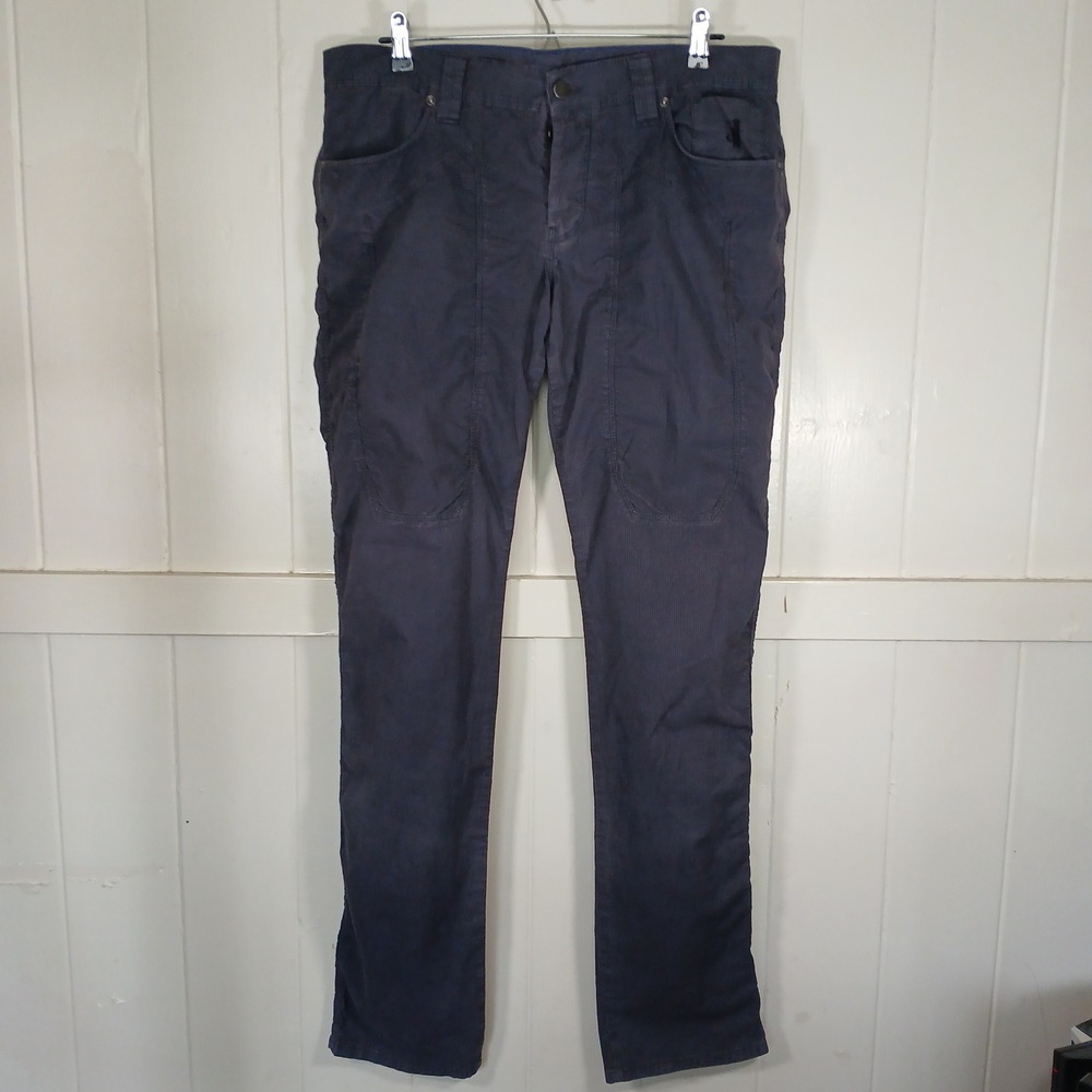 Jeckerson Golf Trousers Men 36 Navy Pinstripe Slim Tall Made in Italy 24PCJUPA07